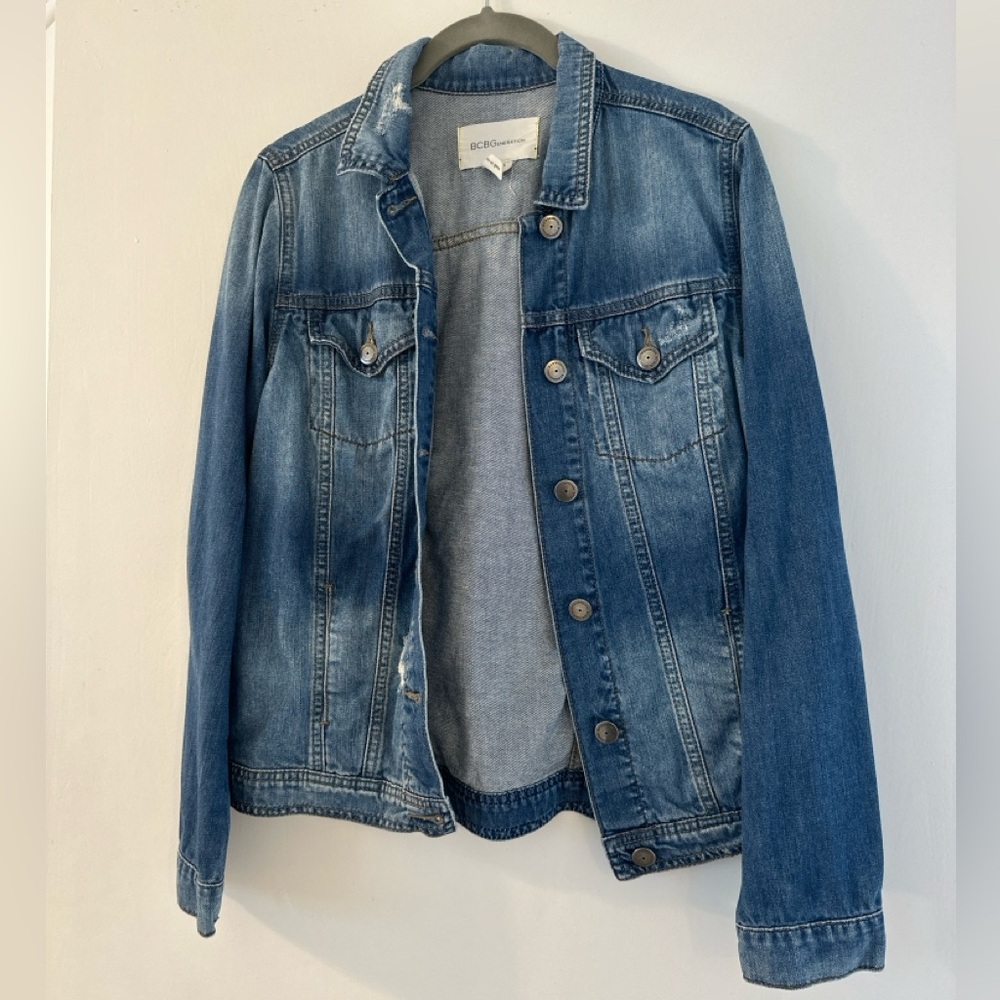 BCBGeneration Denim Jacket Size Small